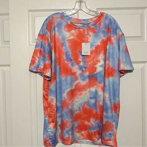 Haute Edition colorful tie dye tee shirt women’s XXL
